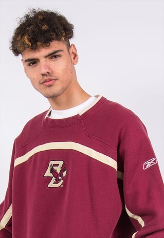 VINTAGE REEBOK SWEATSHIRT BOSTON COLLEGE EAGLES
