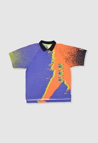 VINTAGE 90S NIKE CHALLENGE COURT GRAPHIC POLO SHIRT