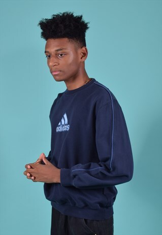 VINTAGE ADIDAS NAVY SWEATSHIRT