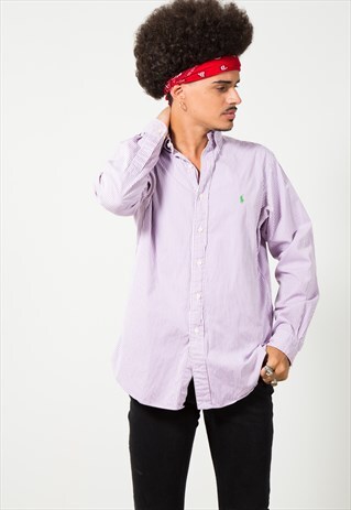 VINTAGE 80S POLO RALPH LAUREN SHIRT / 0081 / 502-3
