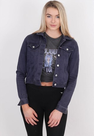 VINTAGE RALPH LAUREN CROPPED DENIM JACKET /DJ 16