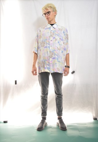 VINTAGE SUMMER FESTIVAL HAWAIIAN SHIRT