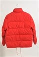 VINTAGE 90S PUFFER JACKET IN RED