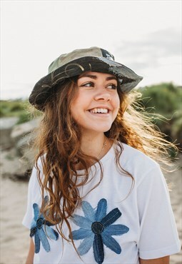 Just Harry Double Denim Daisy T-shirt