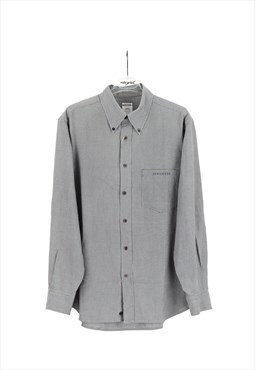Moschino Long Sleeved Shirt in Grey - L