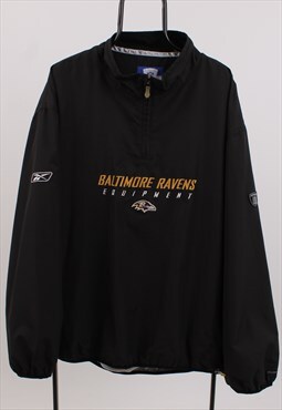 Vintage Reebok Baltimore Ravens NFL Half-zip Jacket 90s