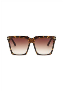 Naomi Oversized Sunglasses Leopard