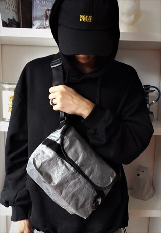 RECYCLED PLASTIC UNISEX CHEST BAG CROSS BODY BUM BAG