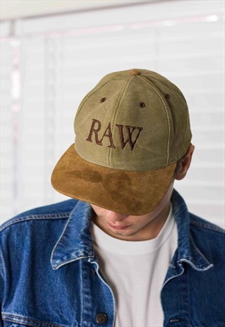 VINTAGE RAW HAT LOGO 90S ONE SIZE 3.3