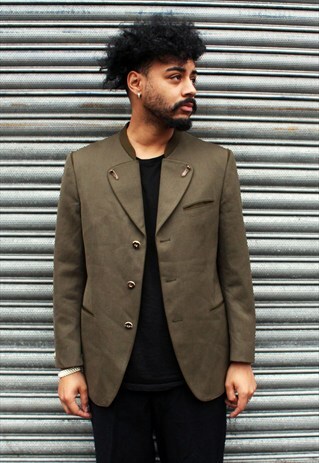 VINTAGE KHAKI BAVARIAN JACKET BY DOLINA MODELL