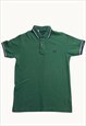 Vintage 90s Fred Perry Polo T-Shirt in Green