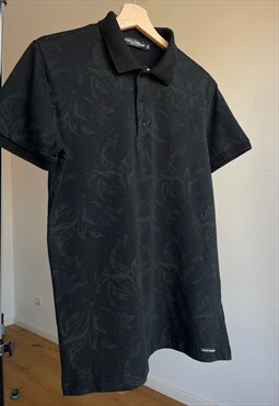 Dolce and Gabbana Black Cotton T shirt