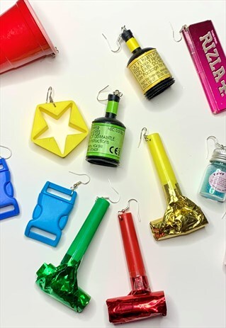 ONE OF A KIND NUTTY INDIVIDUAL PARTY EARRINGS