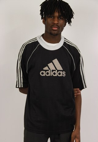 VINTAGE ADIDAS BLACK JERSEY