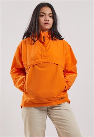 VINTAGE 1/4 ZIP WINDBREAKER JACKET