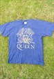 Rare 1995 QUEEN Crest Logo Vintage Rock Tour Band T-shirt