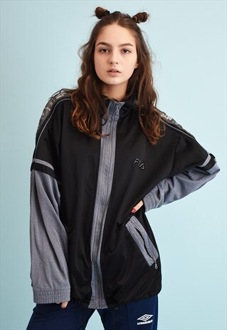 90'S RETRO FILA SPORTS TRACKSUIT OVERSIZED ATHLEISURE JACKET
