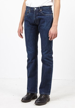 VINTAGE NAVY LEVI'S 555 04 FIT DENIM JEANS