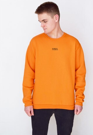 ORANGE COORDINATES SWEATSHIRT