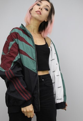 VINTAGE 80S/90S OVERSIZED ADIDAS WINDBREAKER JACKET