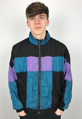 90S VINTAGE FESTIVAL SHELL TRACK JACKET