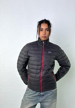 Dark Grey 90s Patagonia Puffer Jacket Coat