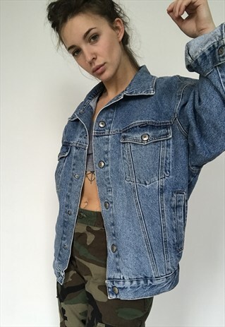 VINTAGE OVERSIZED DENIM SPRING JACKET