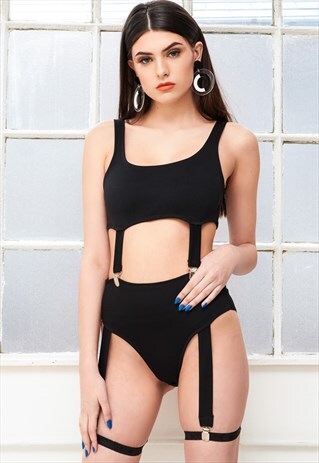 ALAYA SUSPENDER BIKINI SET