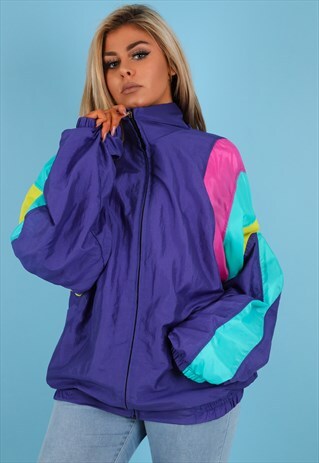 VINTAGE SHELL JACKET IN MULTI NJ497