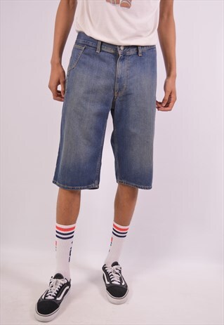 VINTAGE LEVI'S DENIM SHORTS BLUE