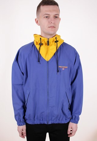 90S VINTAGE POLO RALPH LAUREN SHELL JACKET AA9324