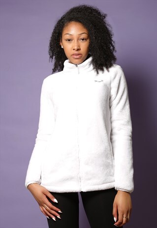 FILA WHITE FLEECE JACKET