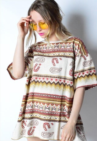 VINTAGE 80S AZTEC FESTIVAL T-SHIRT
