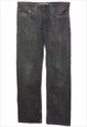 Vintage 514's Fit Levi's Black Distressed Jeans - W31 L30
