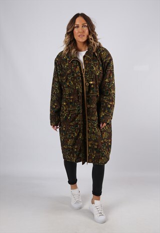 SKI JACKET SNOW SPORTS OVERSIZED PATTERNED UK 18 (BJBG)