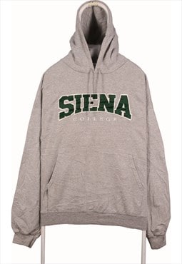 Siena 90's Siena College Spellout Logo Baggy Hoodie XLarge B