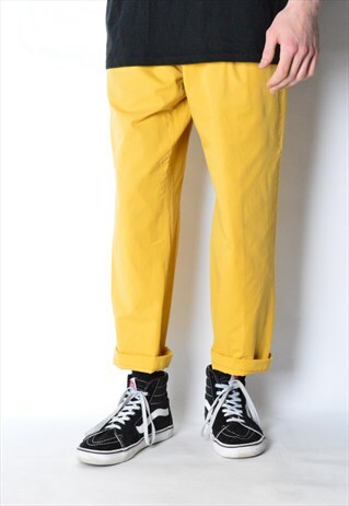 VINTAGE 90S MUSTARD YELLOW PANTS