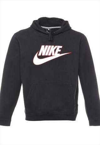 VINTAGE NIKE PRINTED HOODIE - M