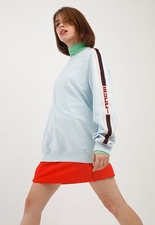 GREY BLUE OVERSIZED SWEATSHIRT