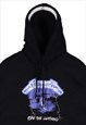 VINTAGE 90'S H&M HOODIE METALICA PULLOVER BLACK SMALL