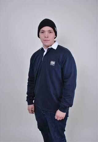 WHITE COLLAR VINTAGE SPORT POLO SHIRT