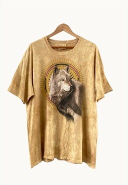 Vintage The Mountain T-Shirt in Yellow