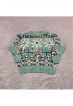 Vintage knitted jumper Women's L