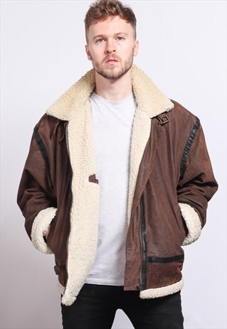 VINTAGE LEATHER AVIATOR JACKET