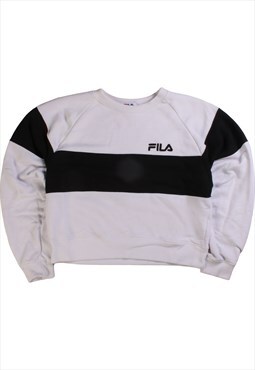 Fila  Crewneck Sweatshirt Medium White