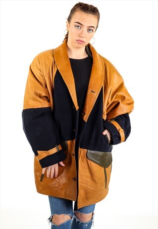 VINTAGE AZTEC OVERALL COAT J2481