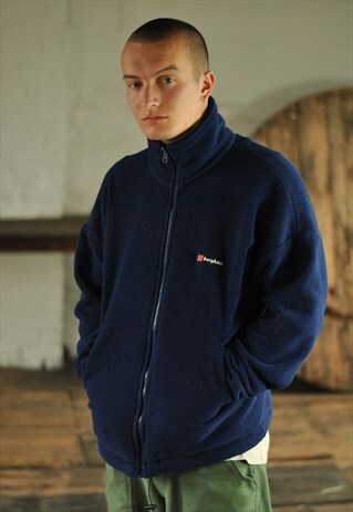 VINTAGE 90S BERGHAUS FLEECE JACKET