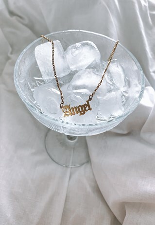 CALL ME ANGEL GOLD NECKLACE
