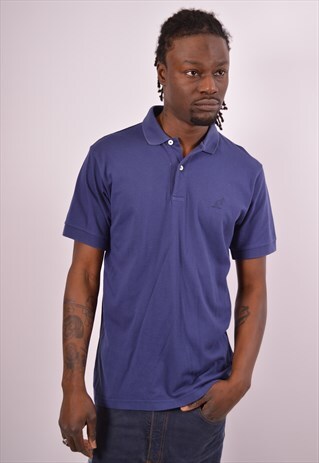 VINTAGE AUSTRALIAN L'ALPINA POLO SHIRT BLUE