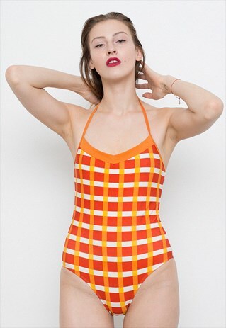 STRIPED SWIMSUIT